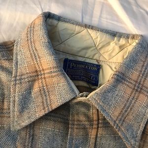 Men’s Plaid Pendleton Button Down